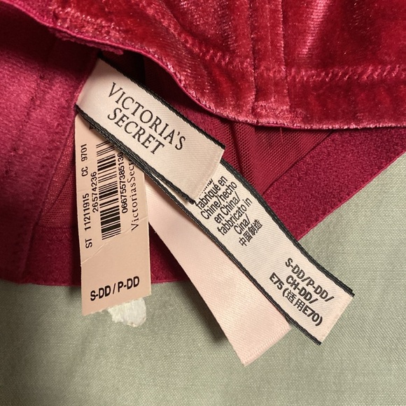Victorias Secret Velour Corset Top - Picture 4 of 4